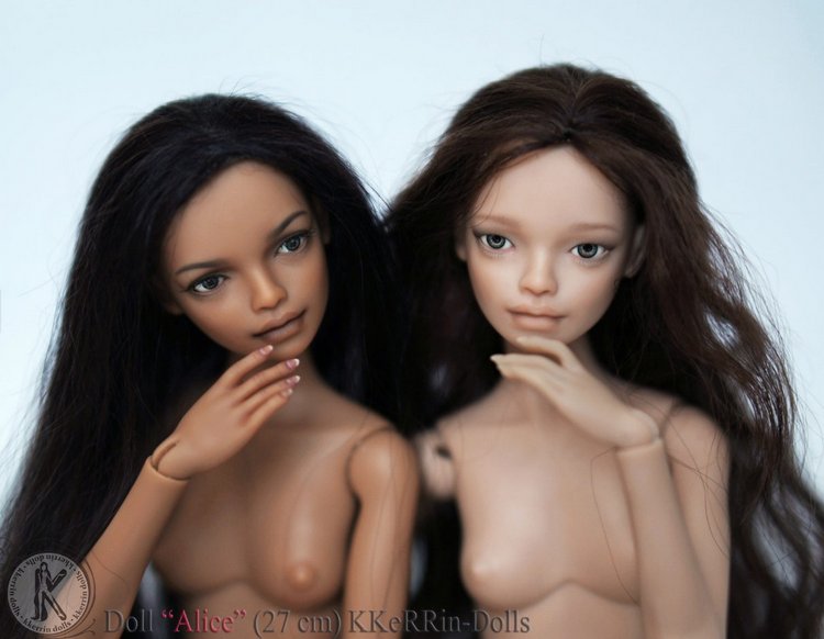 Шарнирная авторская кукла "Алиса" (27см, сменные глазки, ПУ), от KKeRRinDolls