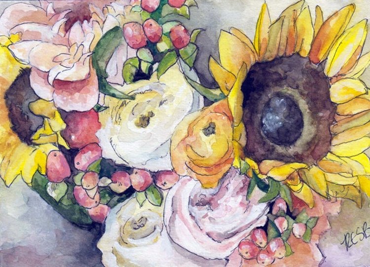 TheColorfulCatStudio - Иллюстрированная флора by Rachel Byler