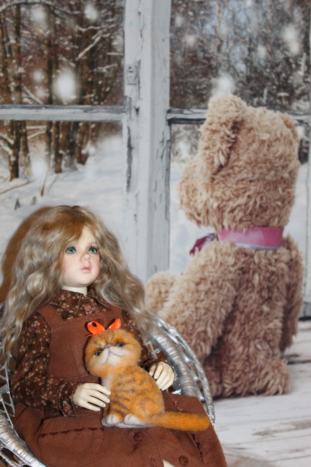 В Рождественский сочельник. Розочка в ожидании Рождества