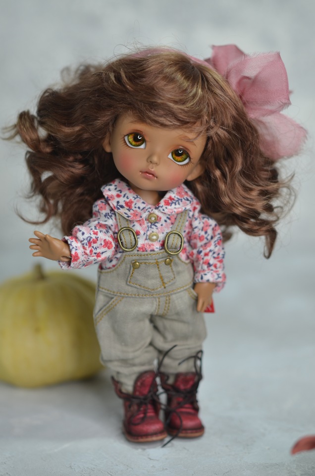 Девочка, тыква и дракон — Куклы Latidoll (Лати): BJD (БЖД) (фото 3)