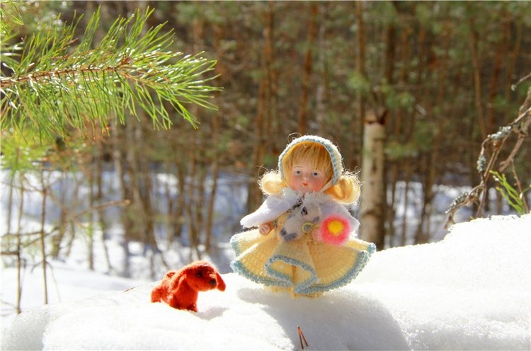 Девочка Весна. Strobile & Wilken Doll