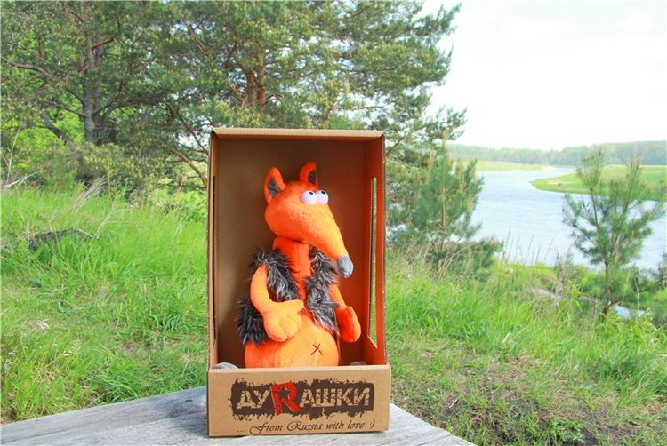 Хитрый Лис. Мягкая игрушка Хитрый Лис & Valenki, фирма MaxiToys