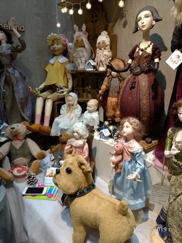 X Международная выставка "Искусство куклы" в Гостином дворе. Часть 2