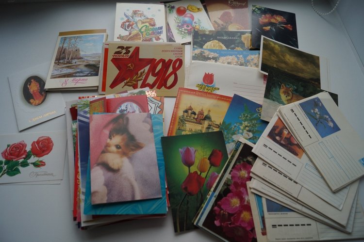 Посылочки! Целых три! Куклы, открытки, вышивки