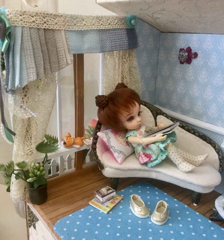 Дом швеи-вязальщицы — Румбоксы и кукольные интерьеры: фото