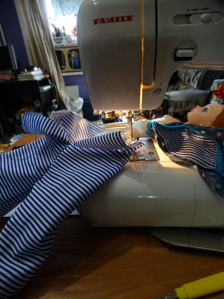 Комбезик в морском стиле. Анастасия от фабрики "Весна" (фото 3)