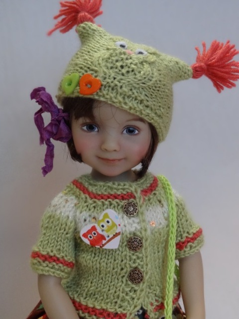 Еще один комплект из коллекции "Ми-ми-мишки" - "маленький Совенок"