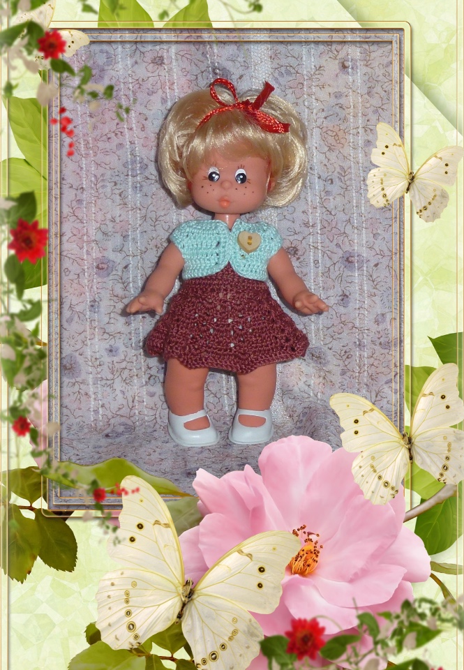 Мои куколки SCHALKAU и коллекция вязаных нарядов