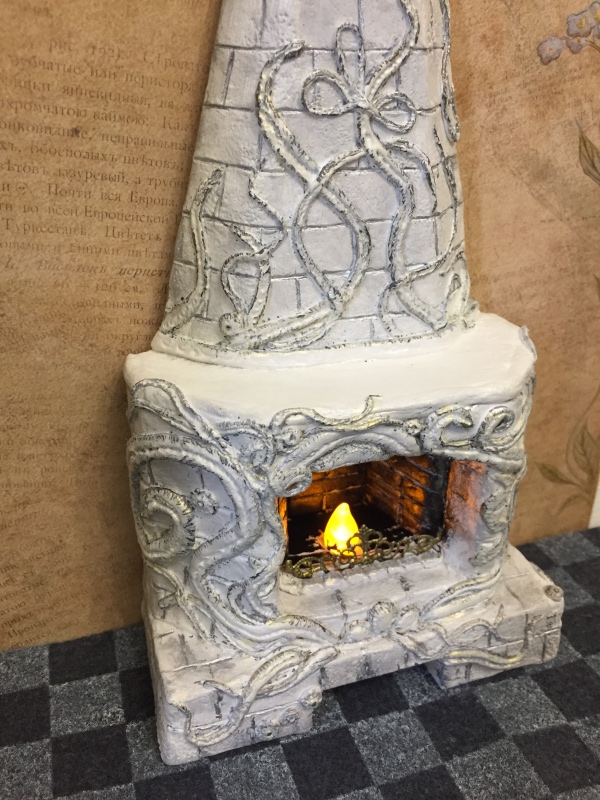 Вот такой вот был камин — Мебель для кукол и домиков: фото (фото 8)