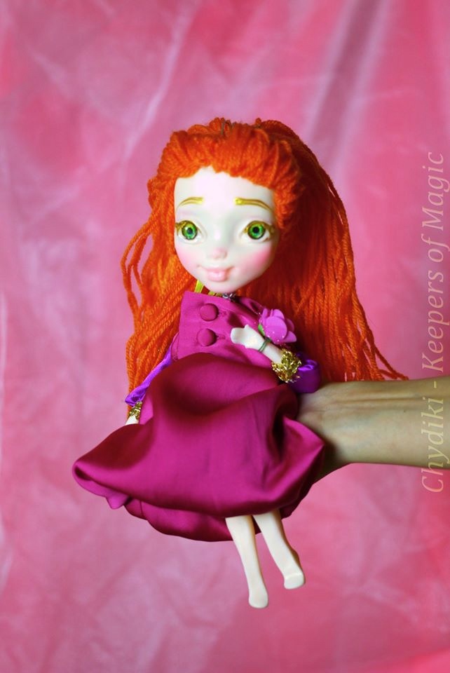 Chydiki - Fairy OOAK Art dolls, artist collectible fantasy clay toys - 6