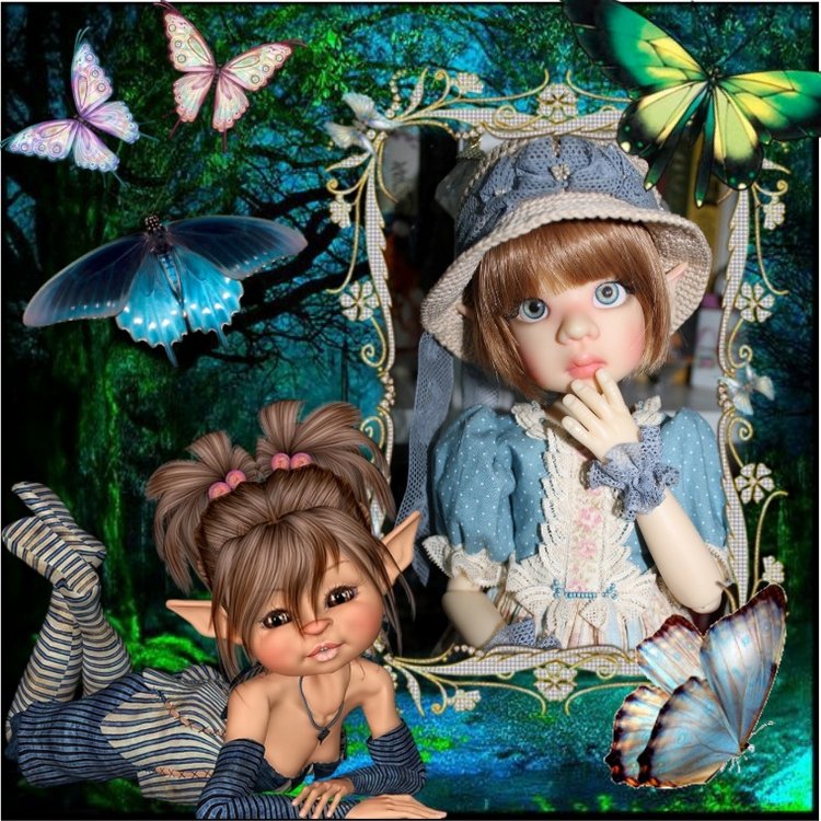 Талисса в Волшебном лесу — Куклы Kaye Wiggs (Кайе Виггс): авторские BJD (БЖД)