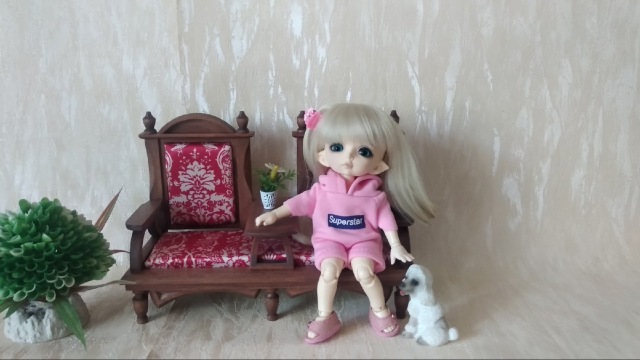 Диванчик тет-а-тет — Мебель для кукол и домиков: фото (фото 3)