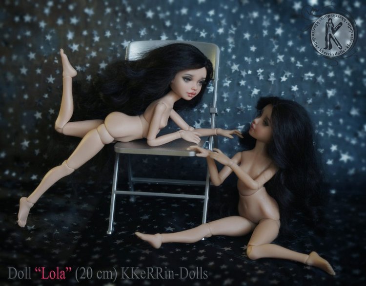 Шарнирная авторская кукла "Лола" (20см), от KKeRRin-Dolls (фото 5)