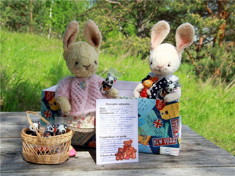 Заюшка Таточка. Авторская ручная работа Труничевой Ирины