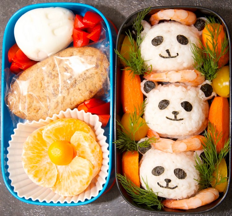 Слепила из того, что было. Кукольная еда из самозастывайки. Бенто