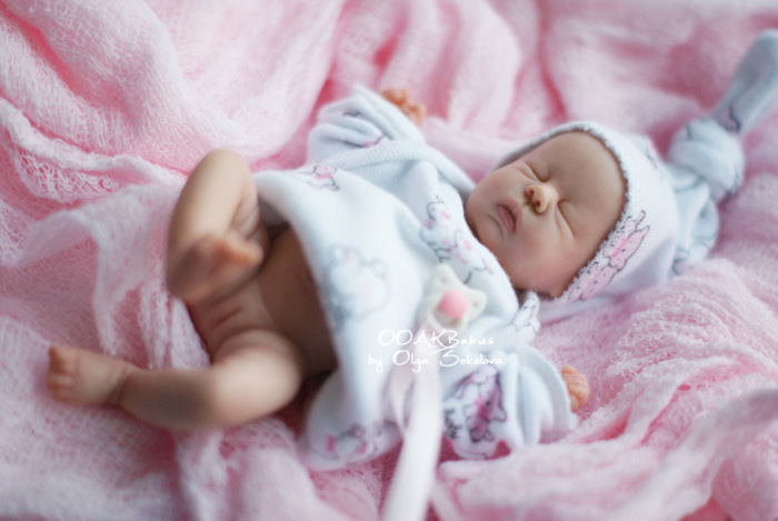 Аделина. Младенец ООАК Ольги Соколовой (фото 5)