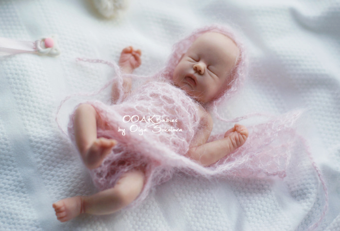 Аделина. Младенец ООАК Ольги Соколовой (фото 3)