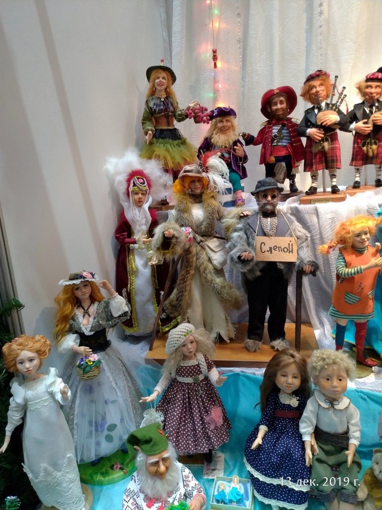 X Международная выставка "Искусство куклы" в Гостином дворе. Часть 2