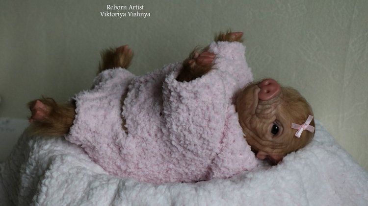 Поросенок Мила... куколка реборн Виктории Вишни