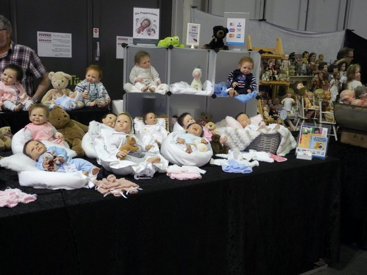 Выставка кукол и мишек в Мюнстере, Германия 28.04.2018-29.04.2018 год Часть первая