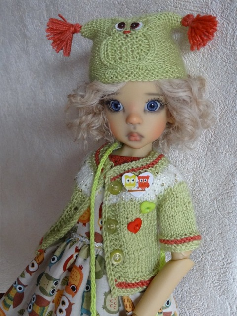 Еще немножко "рукотворчества" для каешек. Лайла-Совенок