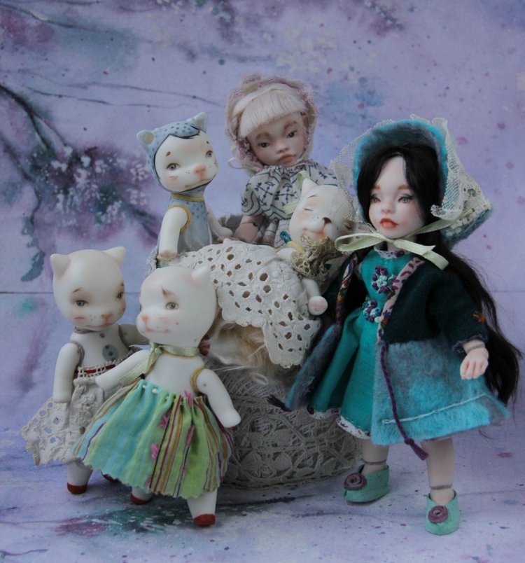 Семейный портрет — Авторские шарнирные куклы своими руками: лепка