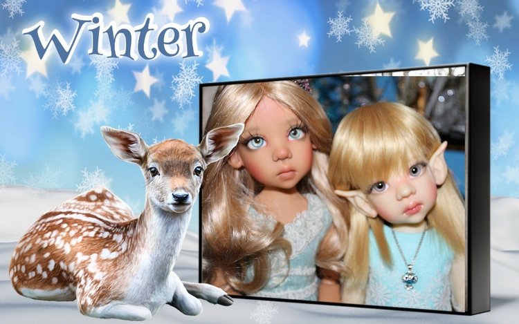 Поздравления С Рождеством и Наступающим Новым годом от Мисси и Талиссы