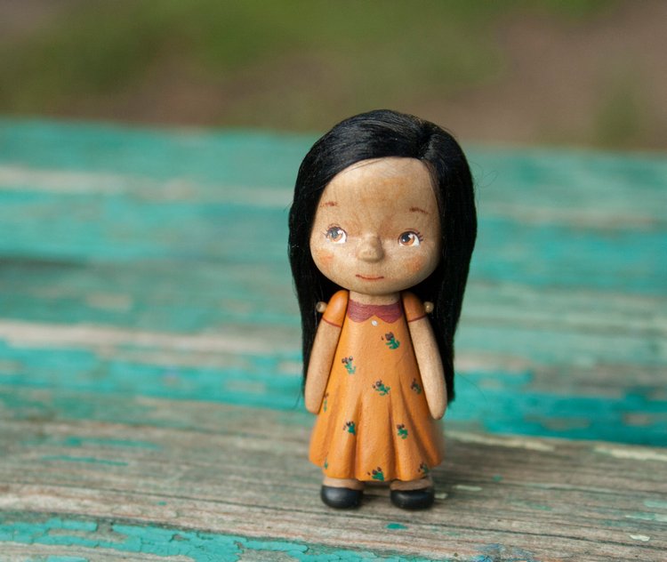 Деревянная индейская девочка Муна и ее увлекательная история