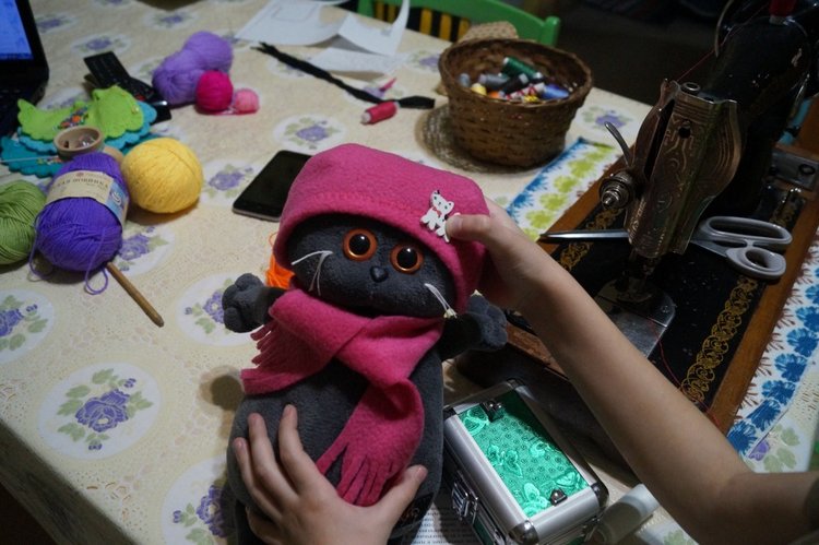 Как Агаша Басика сшила — Кот Басик