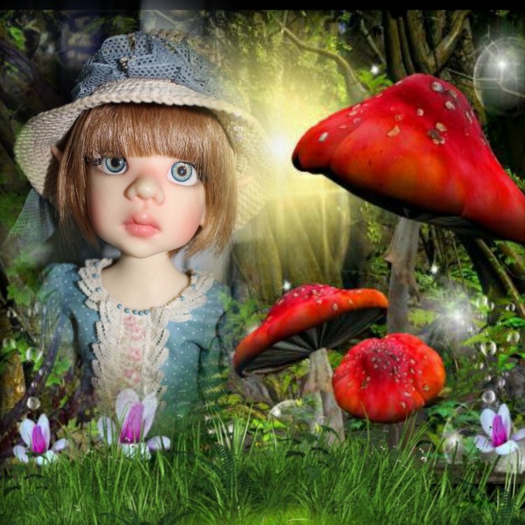 Талисса в Волшебном лесу — Куклы Kaye Wiggs (Кайе Виггс): авторские BJD (БЖД)