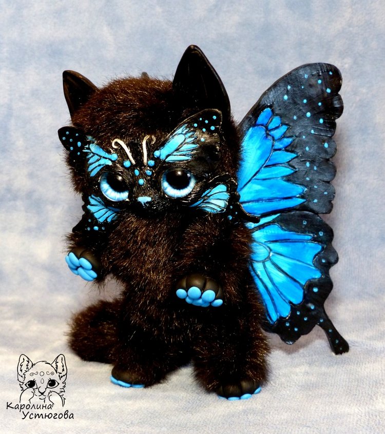 Волшебный бабочковый котенок Папилиофелис. И история из комнаты мага (фото 2)