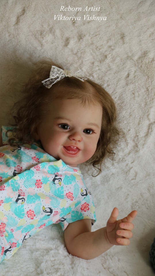 Малышка Хулиганка... куколка реборн Виктории Вишни (фото 6)