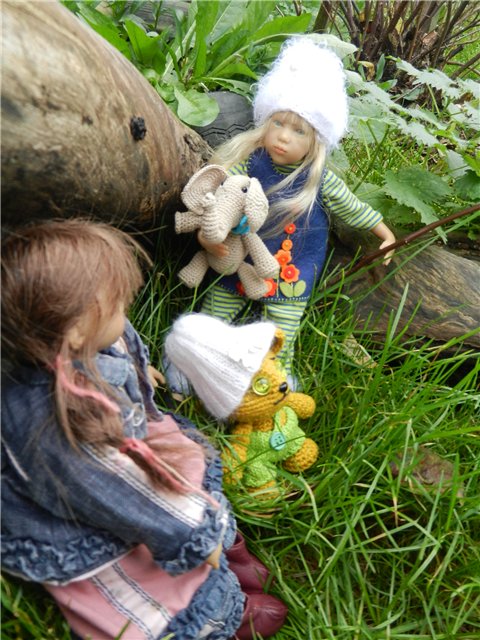 Мои крохотульки на природе. Клубные куколки от Аннет Химштед