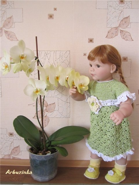 Платье для Полиночки — Одежда и обувь для кукол своими руками: фото (фото 6)