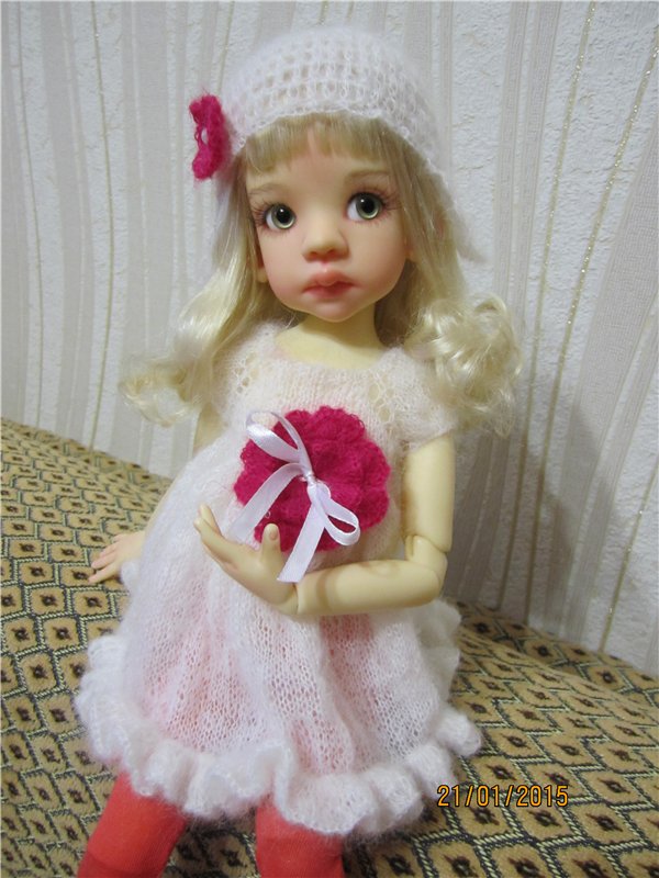 Белая розочка. Кукла Kaye Wiggs (фото 7)