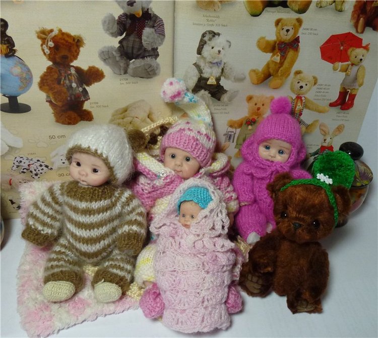 Сильвестор и малышки… Мех и полимерная глина