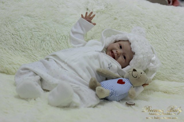 Мой весенний лучик солнышка - Харпер. Кукла реборн Анастасии Бочковой