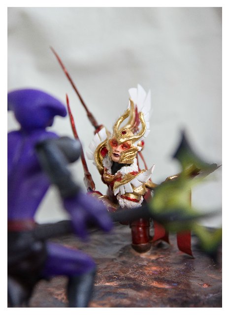 Скульптурная группа по игре Dota. Legion Commander Arcana vs Faceless Void (фото 10)