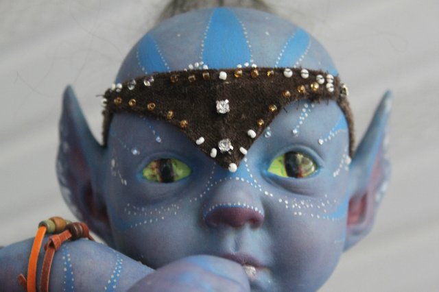 Аватарёнок Вишно (защитник) - кукла от Элины Кудрявцевой