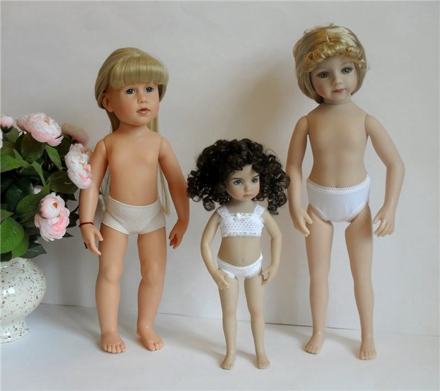 Ну-ка, куклы, встаньте в ряд! ))) Сравнение кукол "Maru & friends", "Gotz" и некоторых других между собой