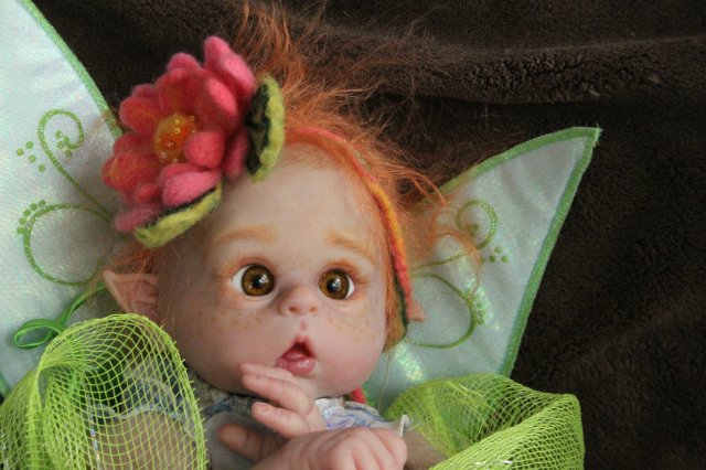 Офелька-Цветочек. Кукла реборн Элины Кудрявцевой