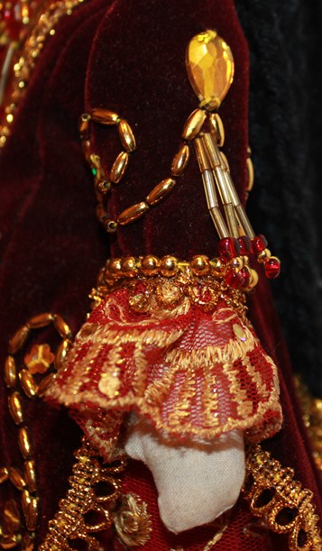 Современная национальная текстильная кукла ручной работы. Ширин (фото 7)