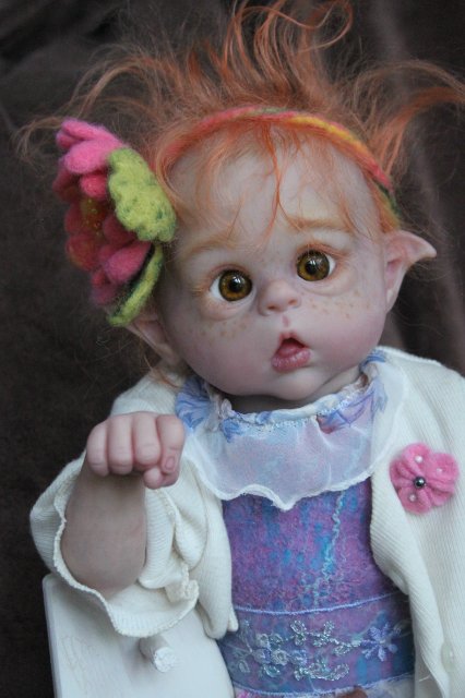 Офелька-Цветочек. Кукла реборн Элины Кудрявцевой