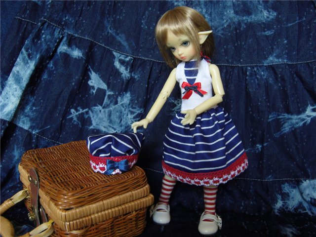 Хотим на море! (наряды в морском стиле для realpuki и Kaye Wiggs Lillie) (фото 3)