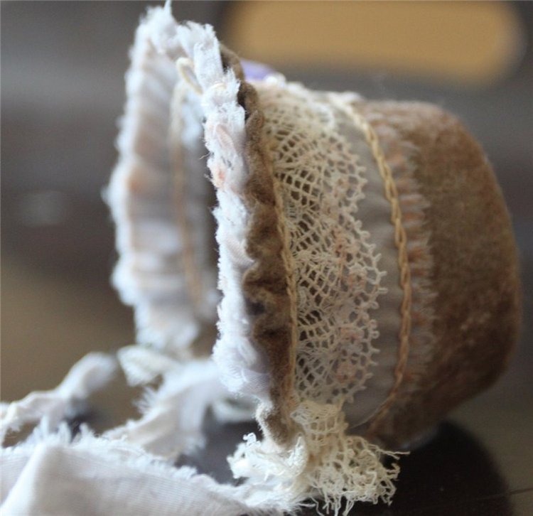 Неожиданно. Шляпка-капор для Монстры (фото 7)