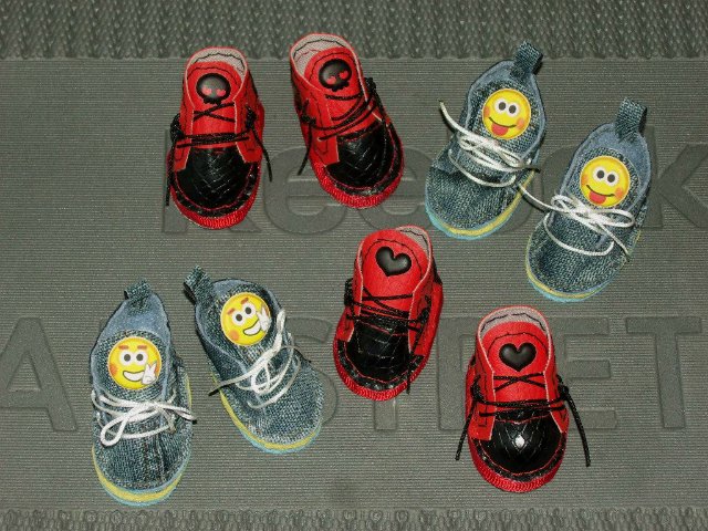 Стильные ботинки для близняшек кукол Рен и Ран. МК от Таниты