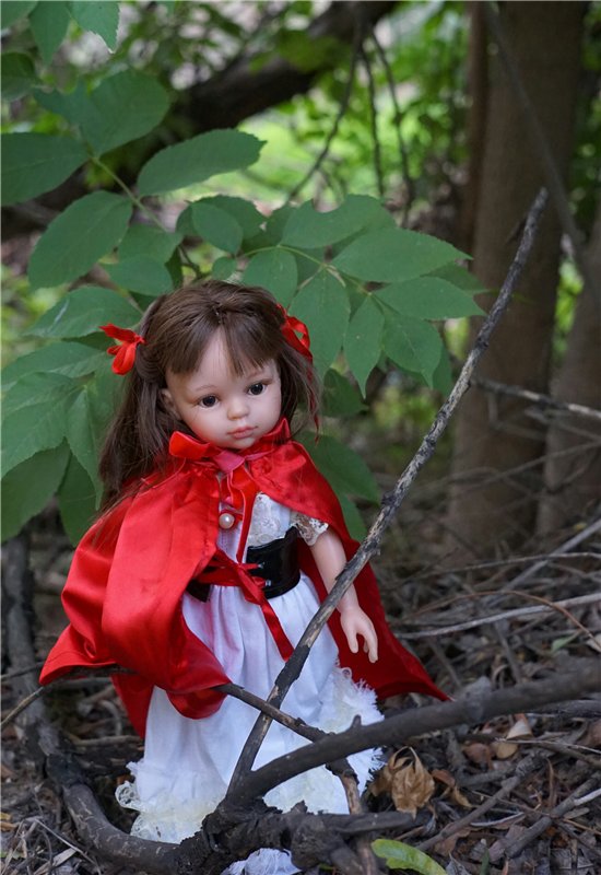 Кукла и ее девочка...Little red riding hood. Часть вторая (лесная)