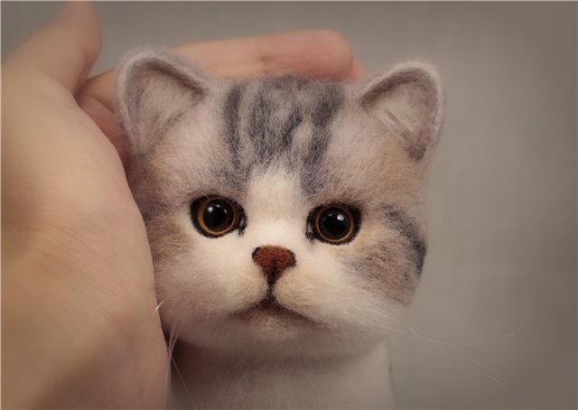 Котик Дени. Авторская игрушка Анны Ястрежембовской (фото 4)