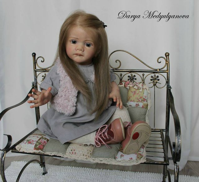 Моя принцесса Gloria! Frida от Karola Wegerich. Кукла реборн Дарьи Медюляновой (фото 2)