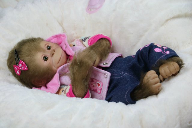 Мартышка - малышка... Куколка реборн Виктории Вишни